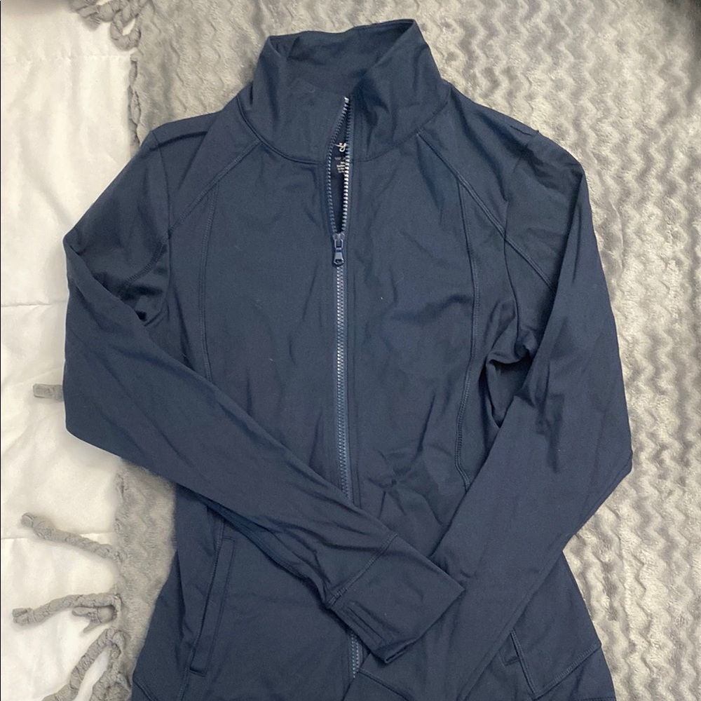 Navy Full-Zip Jacket